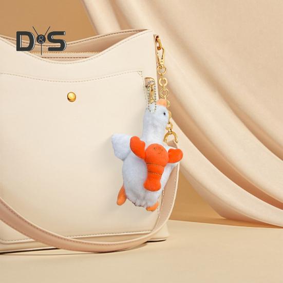 Doll Pendant Multi-functional Hanging Ornaments with Metal Chain Short Velvet Fabric Goose Plush Pendant Honeybee
Doll Pendant Multi-functional Hanging Ornaments with Metal Chain Short Velvet Fabric Goose Plush Pendant Honeybee