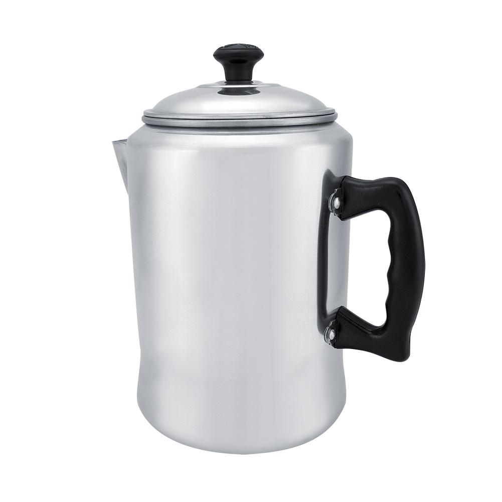 Aluminum Alloy Coffee Maker Pot Percolator Tea Kettle Stove Top with Lid
Aluminum Alloy Coffee Maker Pot Percolator Tea Kettle Stove Top with Lid