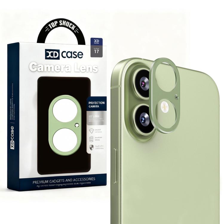 XDcase Metal Flat & Hollow Camera Lens Protector For iPhone 17 зелений
XDcase Metal Flat & Hollow Camera Lens Protector For iPhone 17 зелений