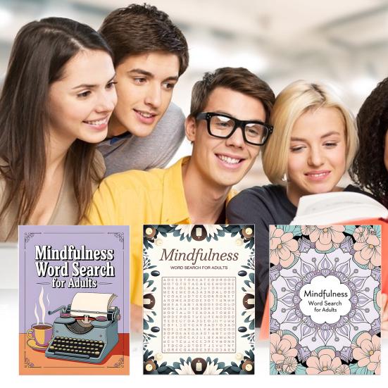 Книга для пошуку слів для усвідомленості для дорослих, розслаблююча книга-головоломка для від стресу C
Книга для пошуку слів для усвідомленості для дорослих, розслаблююча книга-головоломка для від стресу C