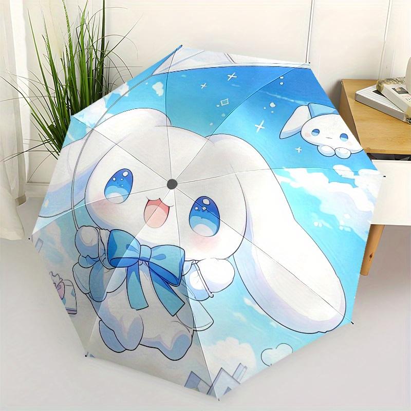 Kawaii,Rabbit Automatic Folding Umbrella Simple 8 Rib Design, Bright Cartoon Pattern, Durable Iron Frame, Suitable For Travel, Outdoor, Beac
Kawaii,Rabbit Automatic Folding Umbrella Simple 8 Rib Design, Bright Cartoon Pattern, Durable Iron Frame, Suitable For Travel, Outdoor, Beac
