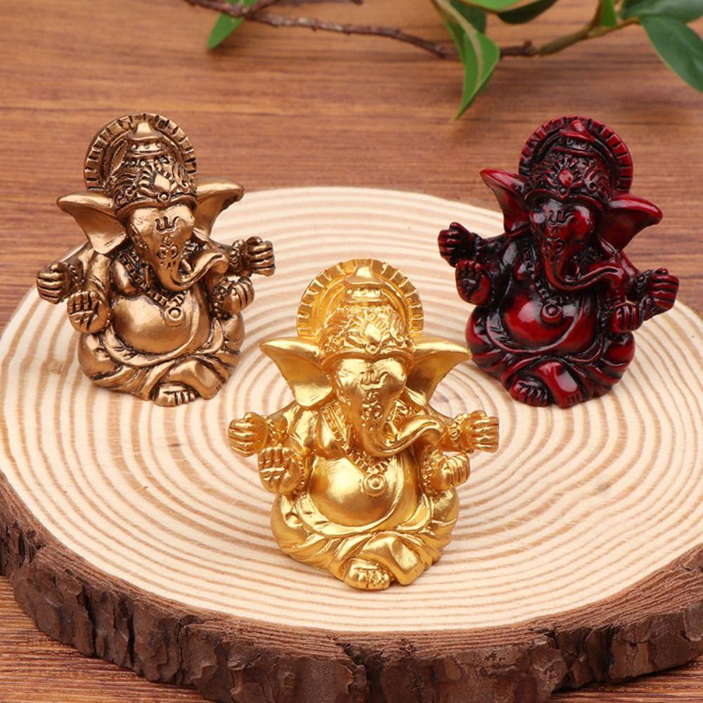 Carved Ganesha Buddha Statue Decorative Rresin Ganesha Ornaments Elephant God Sculptures Car Decor S золотий
Carved Ganesha Buddha Statue Decorative Rresin Ganesha Ornaments Elephant God Sculptures Car Decor S золотий