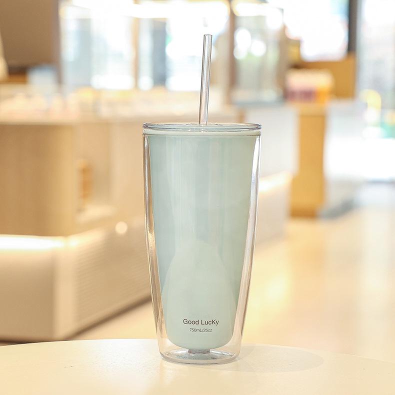 Двухслойный стакан-соломинка для девочки, большой емкости, портативная бутылка для воды, портативный чайник StyleC
Двухслойный стакан-соломинка для девочки, большой емкости, портативная бутылка для воды, портативный чайник StyleC