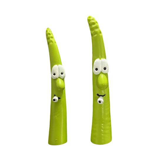 2 Pcs Funny Asparagus Garden Stakes Cute Resin Plants Craft with Funny Face Decorative Yard Art for Outdoor Garden Lawn Decor 2pcs C
2 Pcs Funny Asparagus Garden Stakes Cute Resin Plants Craft with Funny Face Decorative Yard Art for Outdoor Garden Lawn Decor 2pcs C