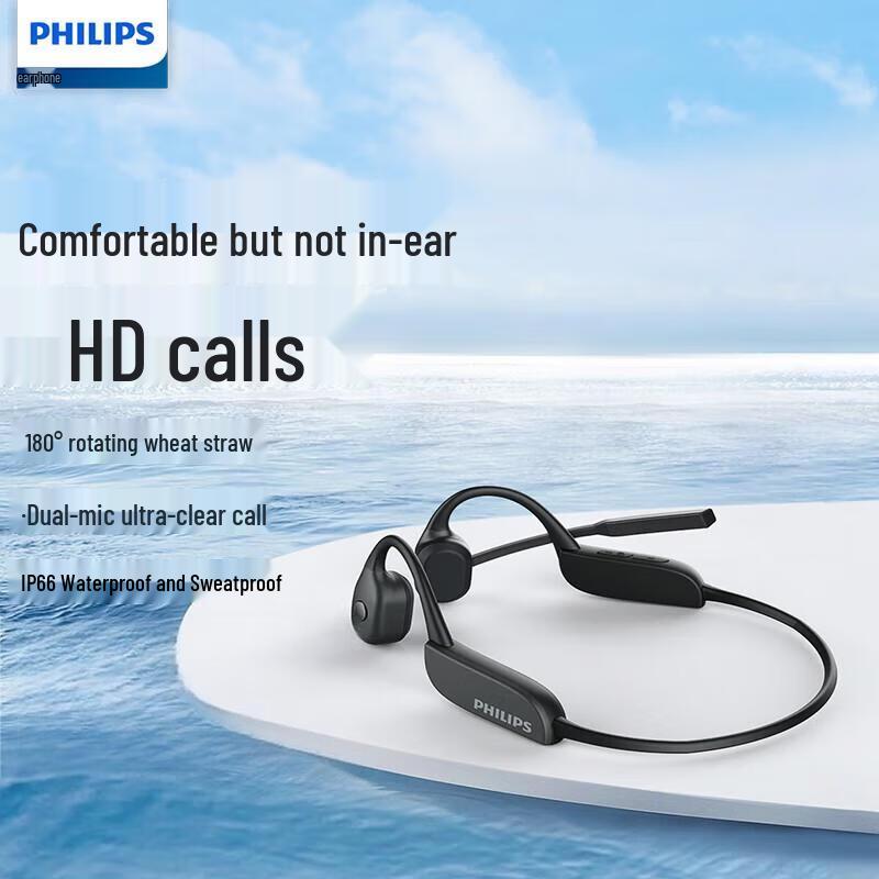 Philips Bone Conduction Bluetooth Headset TAN5609
Philips Bone Conduction Bluetooth Headset TAN5609