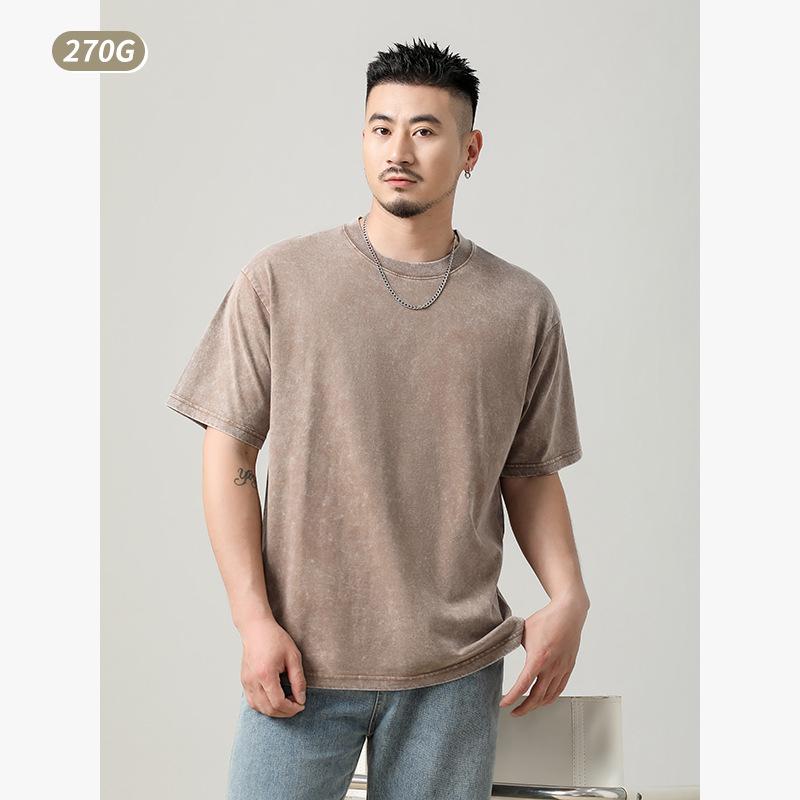 Футболка с круглым вырезом для мужчин из чистого хлопка в стиле ретро-батик, плотностью 270 г, с рисунком снежинок и небольшим воротником XL (70~80 kg) кофейный
Футболка с круглым вырезом для мужчин из чистого хлопка в стиле ретро-батик, плотностью 270 г, с рисунком снежинок и небольшим воротником XL (70~80 kg) кофейный