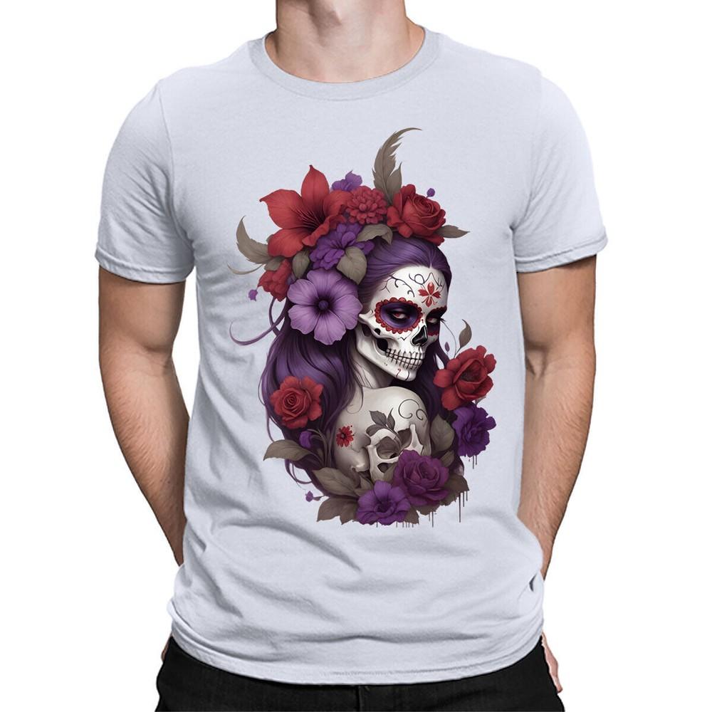 Sugar Skull Day Of The Dead Inspired Unisex T-Shirt Floral Mexican Vintage #D#V 4XL
Sugar Skull Day Of The Dead Inspired Unisex T-Shirt Floral Mexican Vintage #D#V 4XL