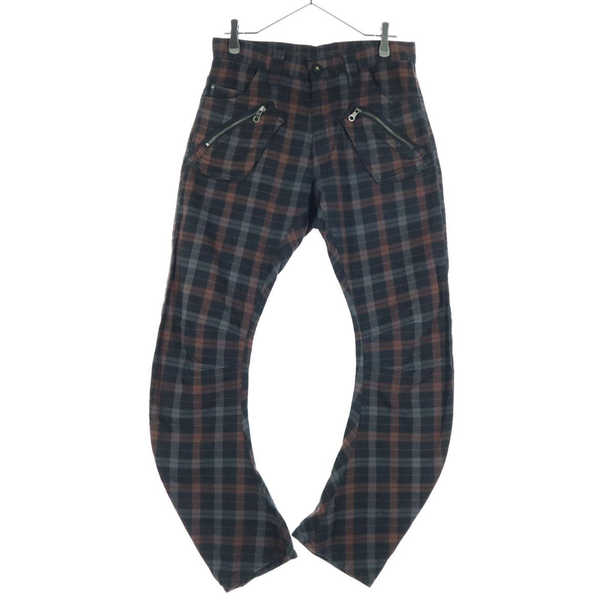 Beauty products PPFM Check Pattern 3D cutting Cotton pants Brown Men s Used
Beauty products PPFM Check Pattern 3D cutting Cotton pants Brown Men s Used