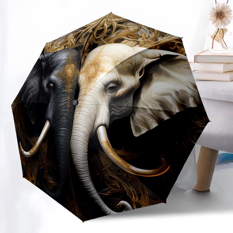 Cartoon Elephant Painting Folding Umbrella Auto-Open Design 8 Iron Ribs Plastic Handle Foldable Sunshade Perfect Christmas Gifts
Cartoon Elephant Painting Folding Umbrella Auto-Open Design 8 Iron Ribs Plastic Handle Foldable Sunshade Perfect Christmas Gifts