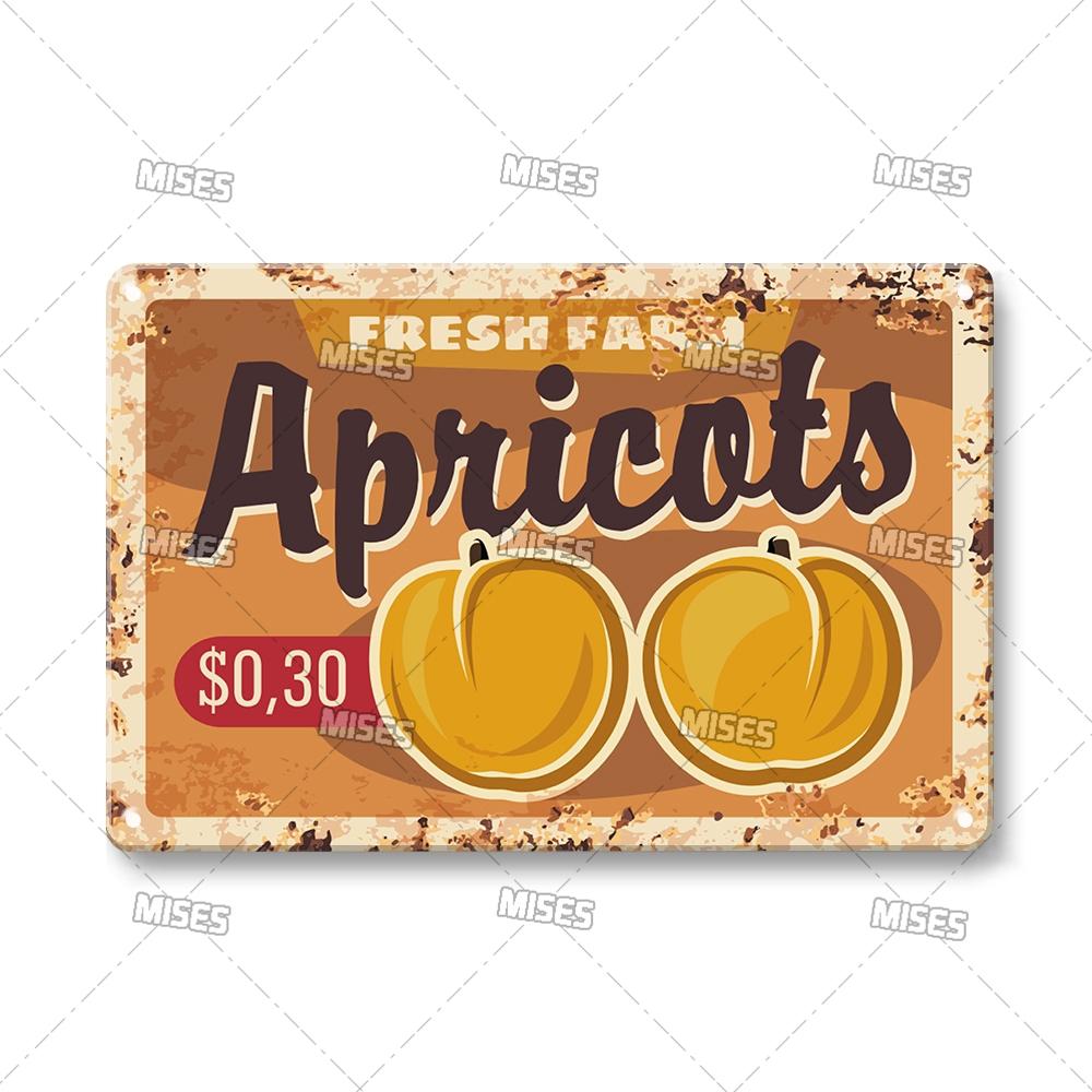 MISES Vegetable And Fruit Decorative Poster Nostalgic Metal Tin Sign Wall Plate Farm Metal Plaque Cafe Kitchen Industrial Decor 20x30cm(7.8x11.8inch)
MISES Vegetable And Fruit Decorative Poster Nostalgic Metal Tin Sign Wall Plate Farm Metal Plaque Cafe Kitchen Industrial Decor 20x30cm(7.8x11.8inch)