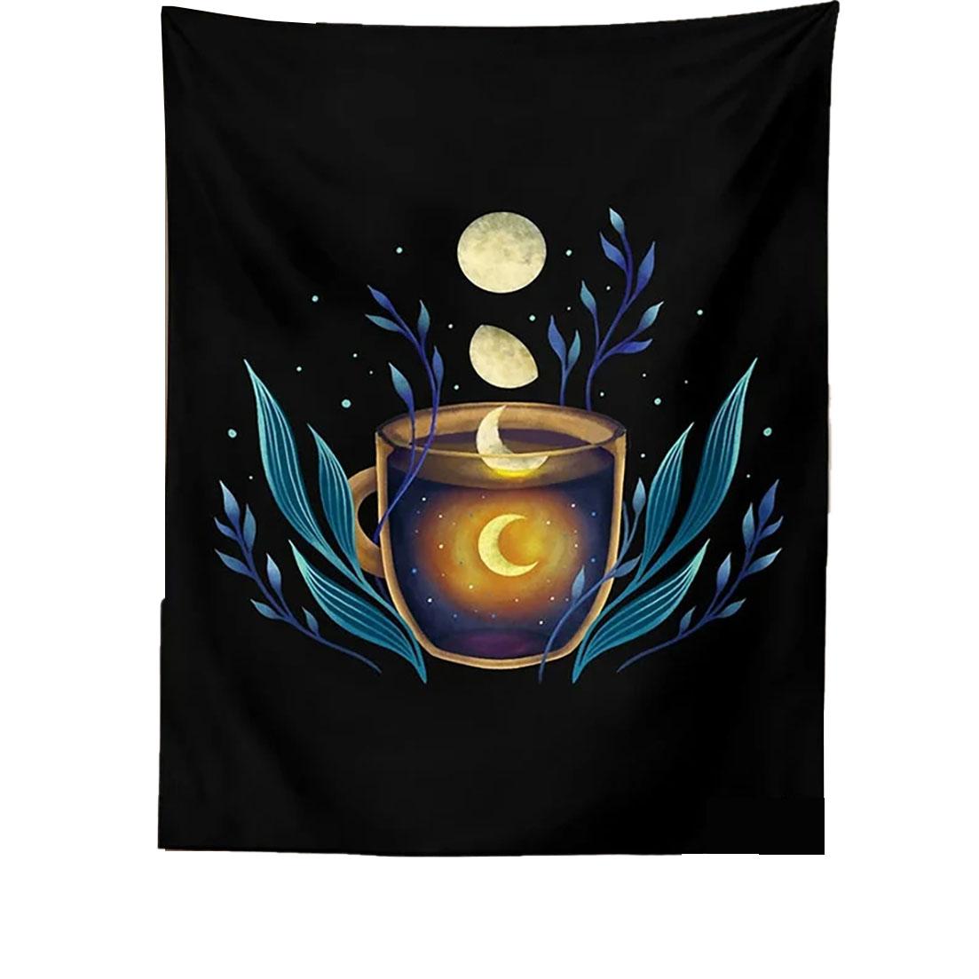 Moon Starry Sky Tapestry Flat Print Tarot Cat Moth Flower Pattern Aesthetic Wall Hanging for Bedroom Living Room Home Wall 74x94cm(29x37in)
Moon Starry Sky Tapestry Flat Print Tarot Cat Moth Flower Pattern Aesthetic Wall Hanging for Bedroom Living Room Home Wall 74x94cm(29x37in)