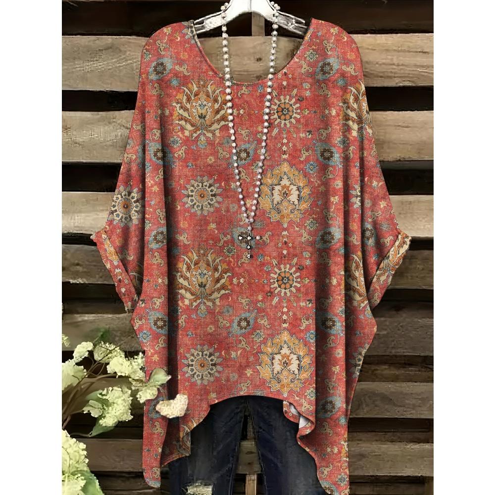 Women s T-Shirt Elegant Flower Graphic Print Butterfly Floral Casual Design Round Neck Flared Hem Outdoor Fashion Women s Clothe 5XL
Women s T-Shirt Elegant Flower Graphic Print Butterfly Floral Casual Design Round Neck Flared Hem Outdoor Fashion Women s Clothe 5XL