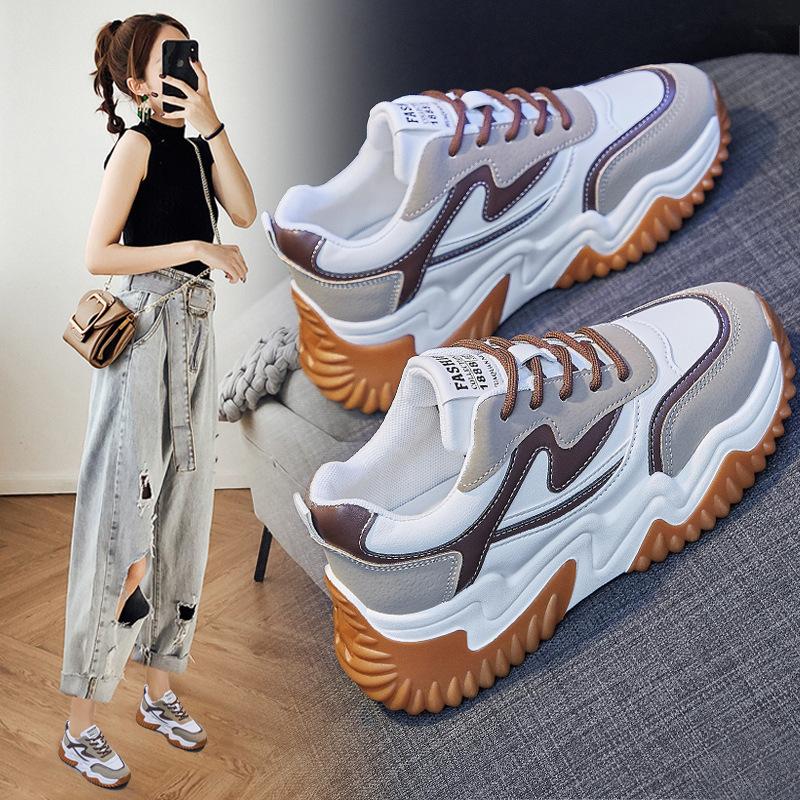 Daddy Shoes Женская модная весенняя новая женская обувь Muffin на толстой подошве универсальная увеличивающая рост повседневная спортивная обувь
Daddy Shoes Женская модная весенняя новая женская обувь Muffin на толстой подошве универсальная увеличивающая рост повседневная спортивная обувь