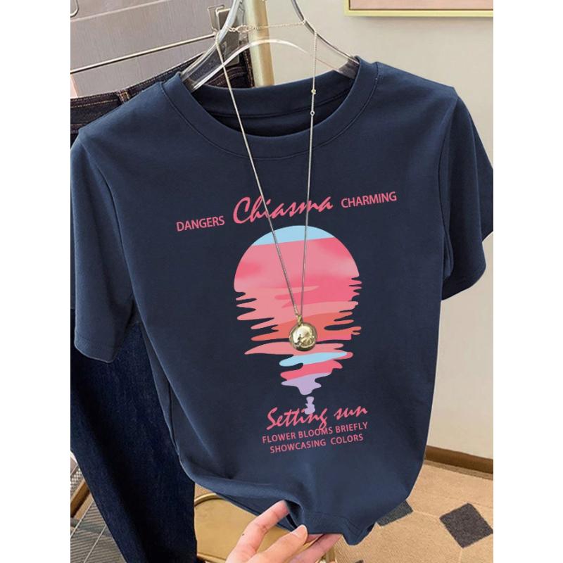 Футболка с круглым вырезом и коротким рукавом с принтом заката, повседневный стиль, ОЧАРОВАНИЕ ОПАСНОСТИ, заходящее солнце, ЦВЕТКИ РАСЦВЕТАНИЯ, КРАТКАЯ ДЕМОКРАТИЯ ЦВЕТОВ L
Футболка с круглым вырезом и коротким рукавом с принтом заката, повседневный стиль, ОЧАРОВАНИЕ ОПАСНОСТИ, заходящее солнце, ЦВЕТКИ РАСЦВЕТАНИЯ, КРАТКАЯ ДЕМОКРАТИЯ ЦВЕТОВ L