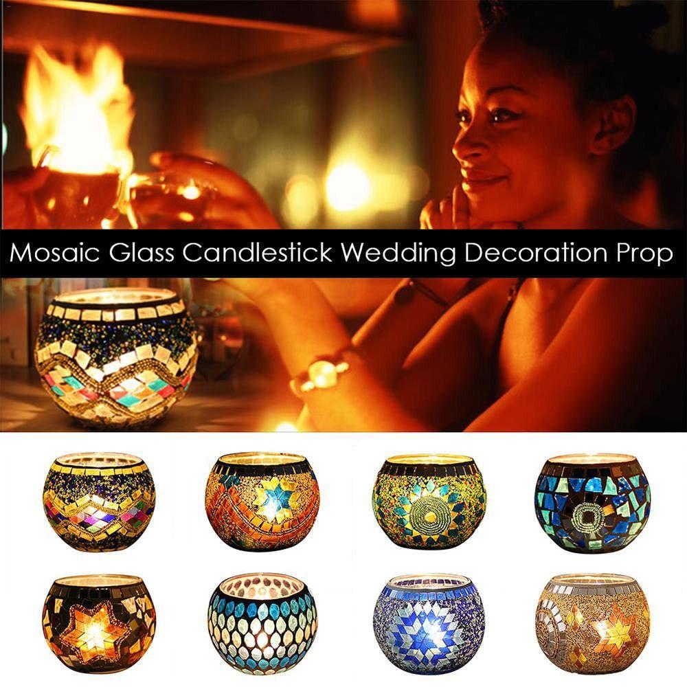 Wedding Ornament Colorful Fireworks Candlestick Candle Holder Glass Candle Stands Handmade Patch
Wedding Ornament Colorful Fireworks Candlestick Candle Holder Glass Candle Stands Handmade Patch