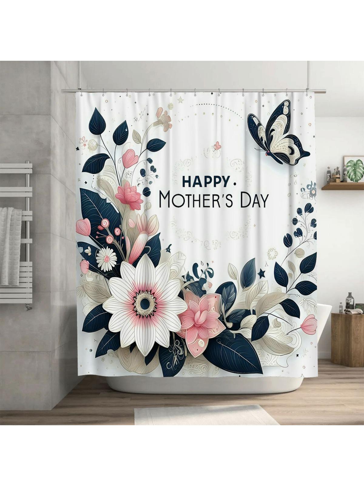 Happy Mother S Day Floral Shower Curtain | Elegant And Festive Design W60H190(CM)-1 Pcs
Happy Mother S Day Floral Shower Curtain | Elegant And Festive Design W60H190(CM)-1 Pcs