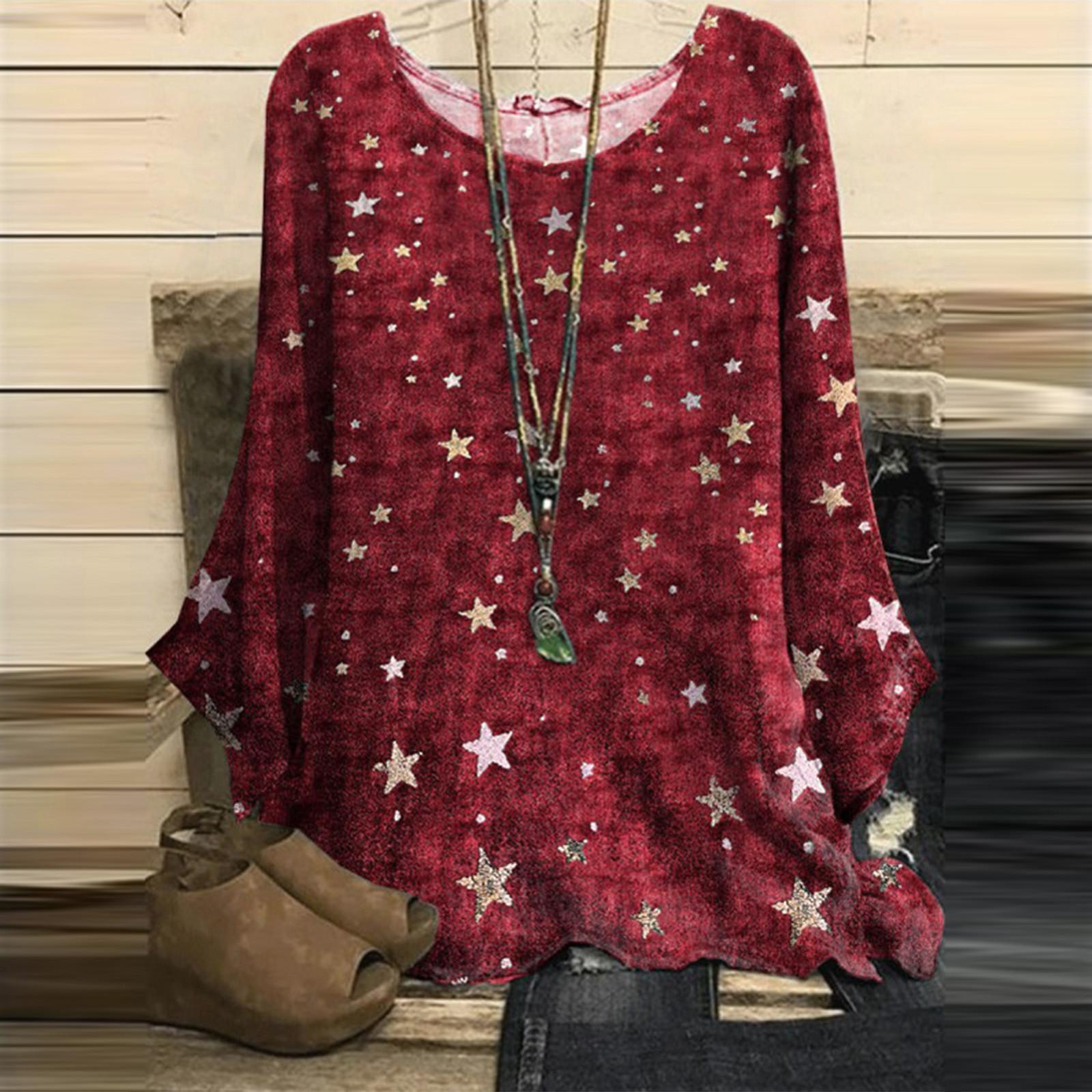 Модная женская футболка с круглым вырезом и принтом, повседневные свободные винтажные пуловеры, топы XXXXXL красный
Модная женская футболка с круглым вырезом и принтом, повседневные свободные винтажные пуловеры, топы XXXXXL красный