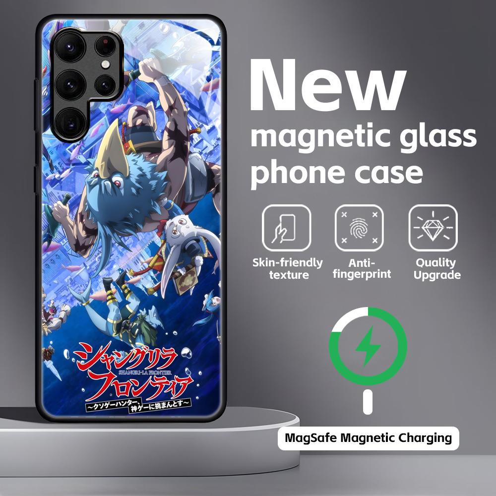 Shangri-La Frontier Phone Case For Samsung S26 S25 S24 S23 S22 S21 Plus Ultra Note20 Glass Magnetic Case Galaxy S25 Ultra
Shangri-La Frontier Phone Case For Samsung S26 S25 S24 S23 S22 S21 Plus Ultra Note20 Glass Magnetic Case Galaxy S25 Ultra