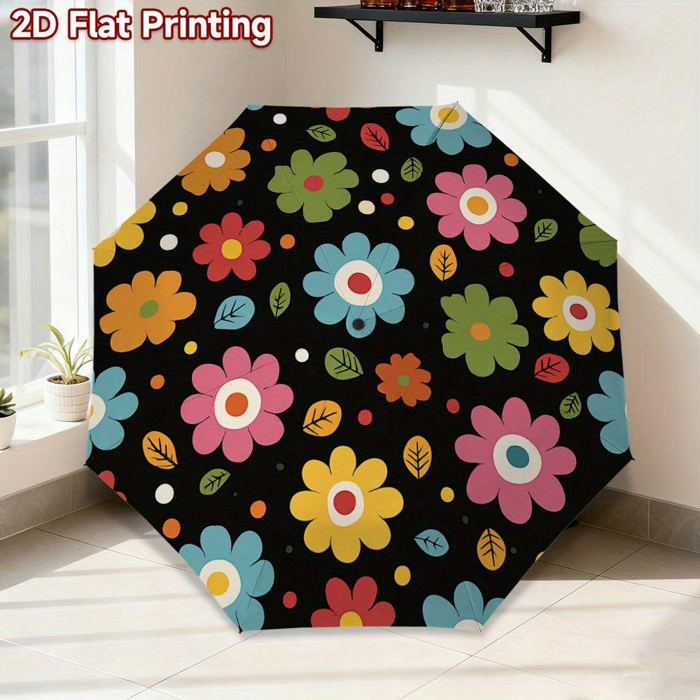 1pc Colorful Floral Blossoms on Black | Automatic Folding Umbrella for Men and Women, Durable Gift for Business and Travel, 8 (as the picture,iron&8K)
1pc Colorful Floral Blossoms on Black | Automatic Folding Umbrella for Men and Women, Durable Gift for Business and Travel, 8 (as the picture,iron&8K)
