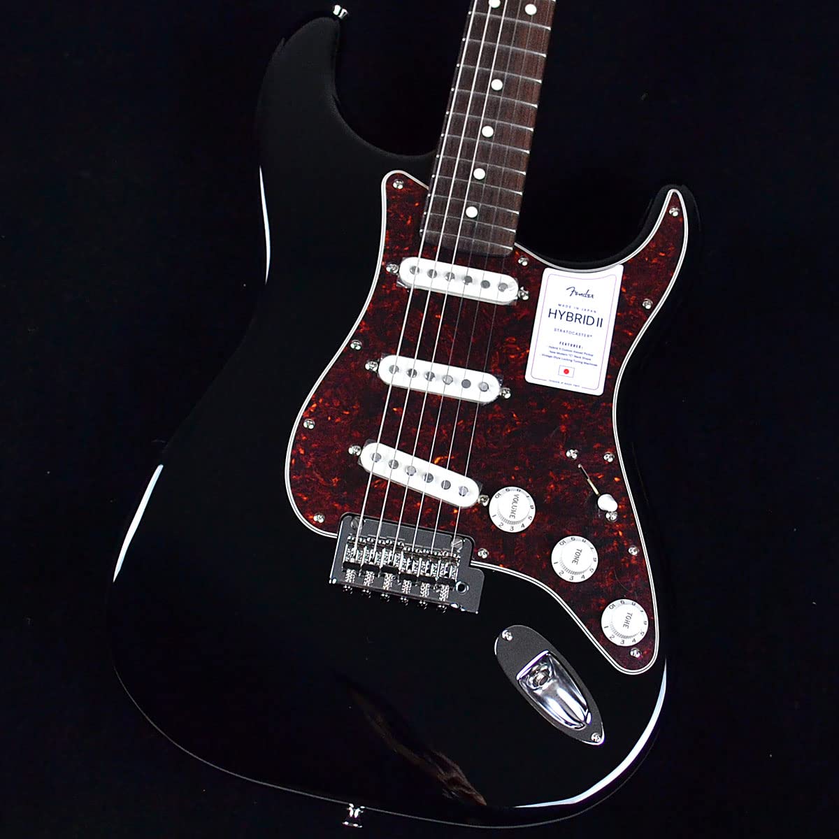 Fender Electric GuitarMade in Japan Hybrid II Stratocaster, Rosewood Fingerboard, Black
Fender Electric GuitarMade in Japan Hybrid II Stratocaster, Rosewood Fingerboard, Black