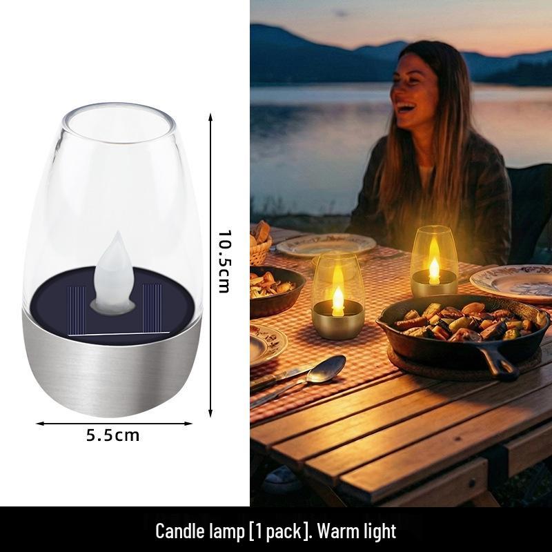 Outdoor LED Solar Candle Lamp for Courtyard and Balcony Decoration
Outdoor LED Solar Candle Lamp for Courtyard and Balcony Decoration