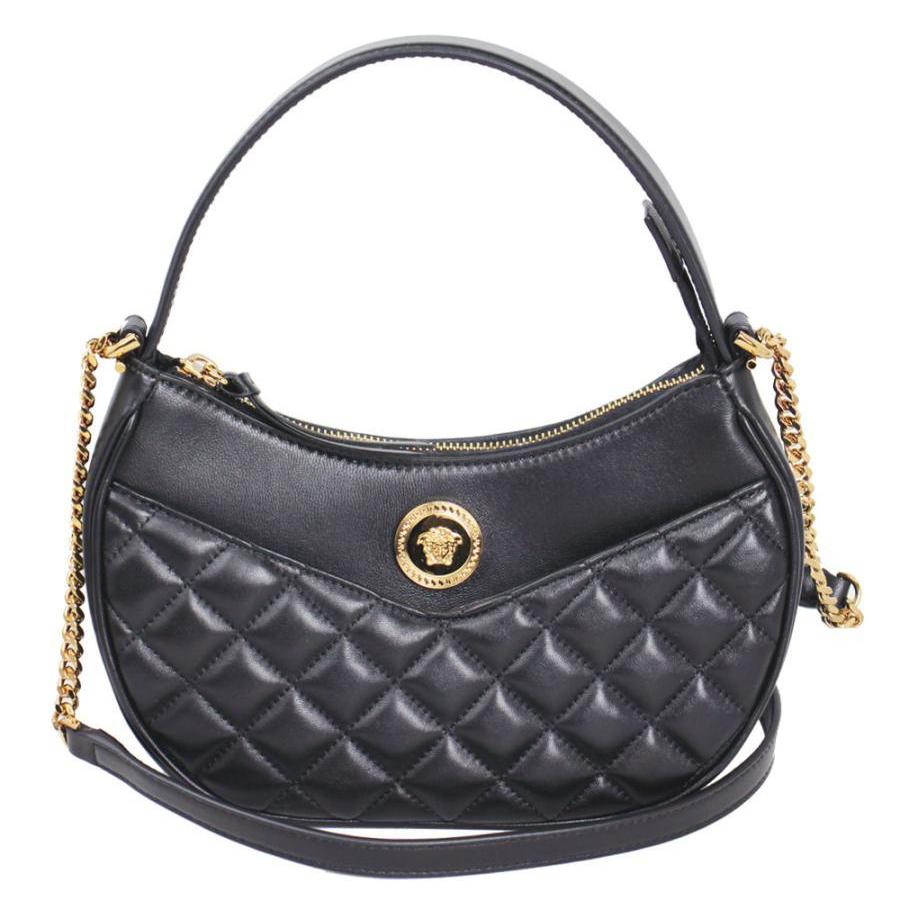 Versace Logo Zip Closure Leather Shoulder Tote Bag Women Bags Black 1011782-1A03912-1B00V Basic Set (Bag+Dust Bag)
Versace Logo Zip Closure Leather Shoulder Tote Bag Women Bags Black 1011782-1A03912-1B00V Basic Set (Bag+Dust Bag)