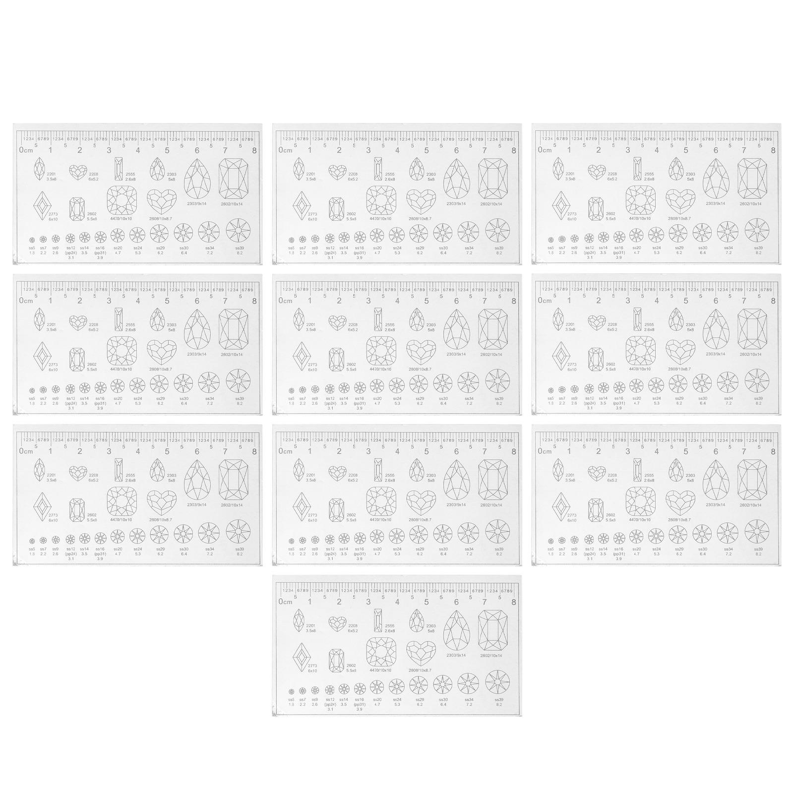 10pcs Nail Flexible Measuring Ruler Ultra Thin Portable Soft Transparent Nail Art Ruler
10pcs Nail Flexible Measuring Ruler Ultra Thin Portable Soft Transparent Nail Art Ruler