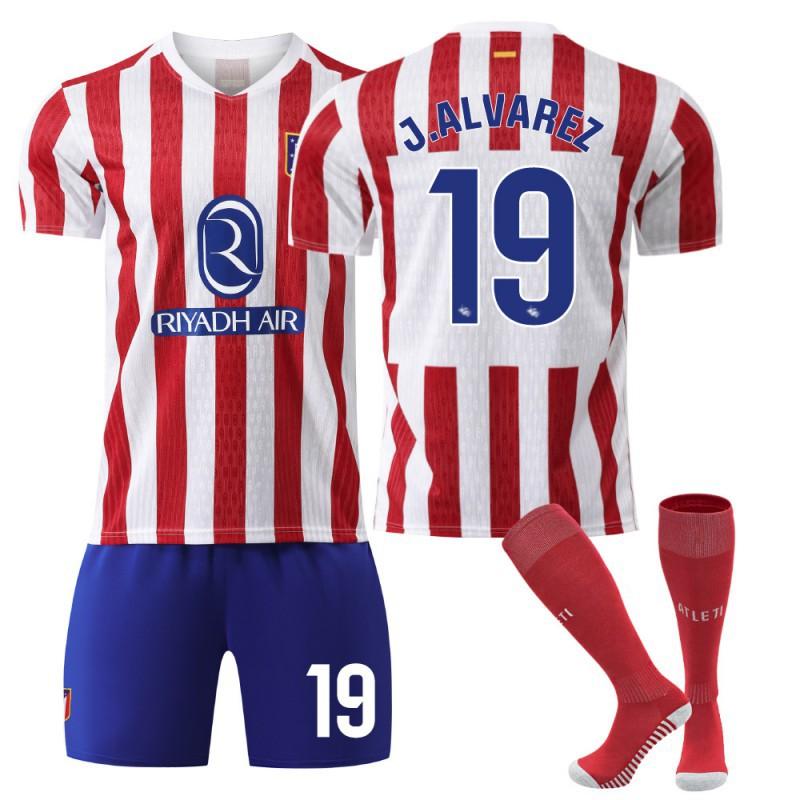 2025-26 Atletico Madrid Home No. 7 Gretzman Jersey Children s Clothing Football Uniform Set 19 Alvarez L
2025-26 Atletico Madrid Home No. 7 Gretzman Jersey Children s Clothing Football Uniform Set 19 Alvarez L