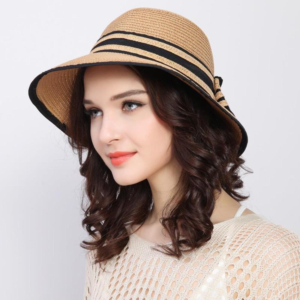 UV Protection Beach Hat Striped Bowknot Fisherman Hats Elegant Collapsible Sunhat Female хаки
UV Protection Beach Hat Striped Bowknot Fisherman Hats Elegant Collapsible Sunhat Female хаки