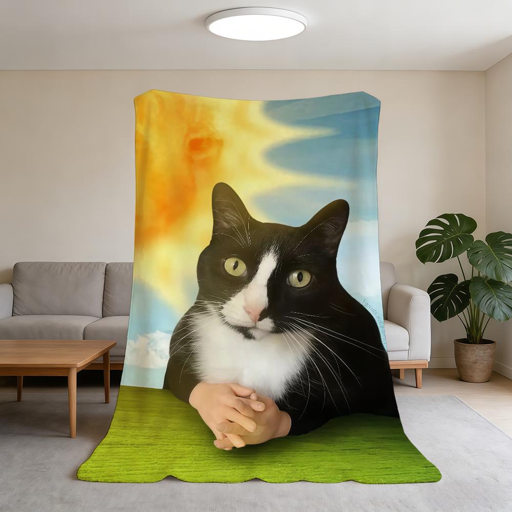 Blanket Super Warm Comfortable Plush Cute Throw Blanket Child Home Cat Meme Sofa Cartoon Bedroom Funny Gift 75x90cm
Blanket Super Warm Comfortable Plush Cute Throw Blanket Child Home Cat Meme Sofa Cartoon Bedroom Funny Gift 75x90cm