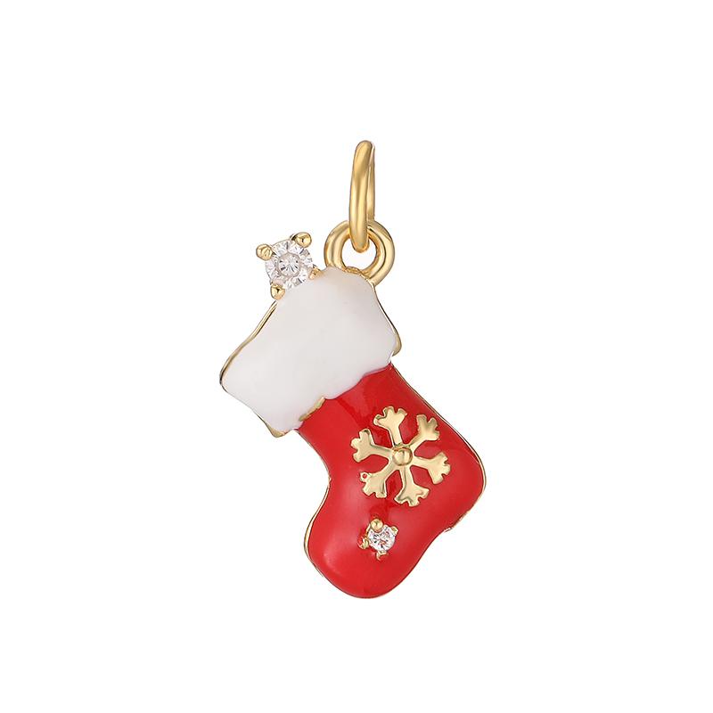 HECHENG,Christmas Series Enamel Drip Oil Christmas Tree Red Socks Cute and Sweet Handmade Zircon Earrings Necklace Pendant Other
HECHENG,Christmas Series Enamel Drip Oil Christmas Tree Red Socks Cute and Sweet Handmade Zircon Earrings Necklace Pendant Other