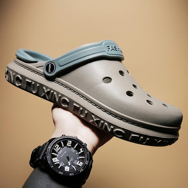 Men s sandals casual shoes fashion home sandals women s garden shoes outdoor slippers breathable hole men s beach shoes 36
Men s sandals casual shoes fashion home sandals women s garden shoes outdoor slippers breathable hole men s beach shoes 36