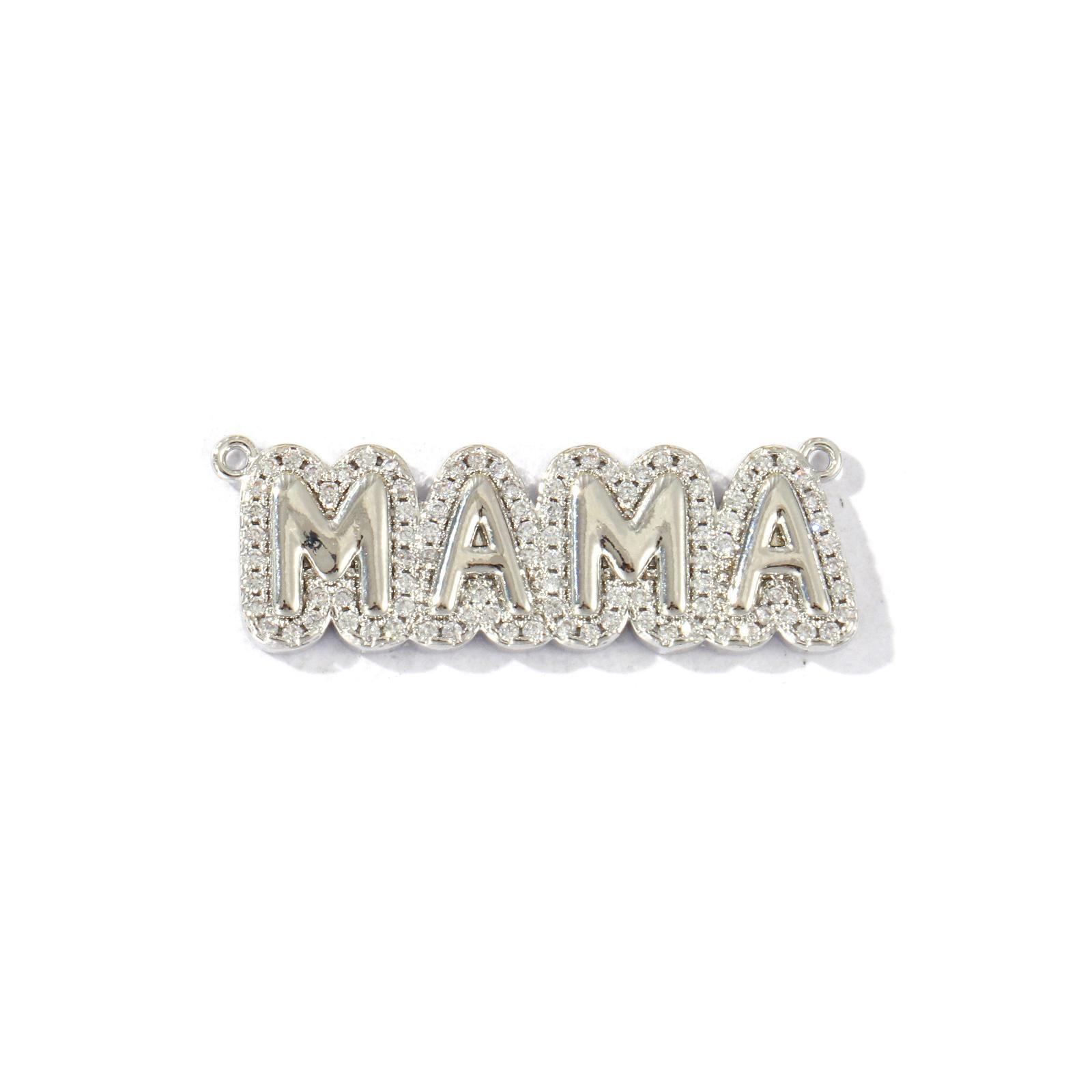 2PCs Mother s Day Connectors Charms Pendants Multicolor Message Mama Micro Pave Clear Cubic Zirconia Brass Charms DIY Necklace
2PCs Mother s Day Connectors Charms Pendants Multicolor Message Mama Micro Pave Clear Cubic Zirconia Brass Charms DIY Necklace