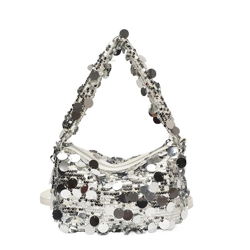2025 Vintage Sequined Shoulder Crossbody Bags Niche Design Women Patchwork Shoulder Bag Ladies Travel Commuter Handbags 15-24-9 cm срібний
2025 Vintage Sequined Shoulder Crossbody Bags Niche Design Women Patchwork Shoulder Bag Ladies Travel Commuter Handbags 15-24-9 cm срібний