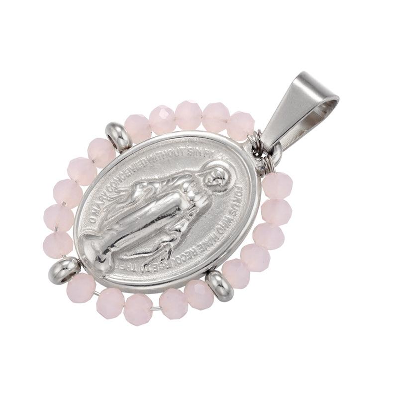 QMHJE Virgin Mary Pendant Charm Necklace Women Stainless Steel Pearl Choker Beads Chain Gold Color Rainbow Colorful Jewelry срібні рожевого кольору
QMHJE Virgin Mary Pendant Charm Necklace Women Stainless Steel Pearl Choker Beads Chain Gold Color Rainbow Colorful Jewelry срібні рожевого кольору