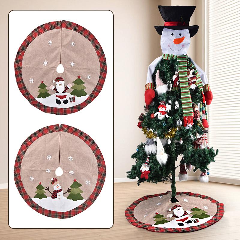 1PC Tree Skirt Holiday Christmas Skirt Home Linen Cloth Office Xmas Tree Base Cover Party Decorations 108cm 108cm
1PC Tree Skirt Holiday Christmas Skirt Home Linen Cloth Office Xmas Tree Base Cover Party Decorations 108cm 108cm