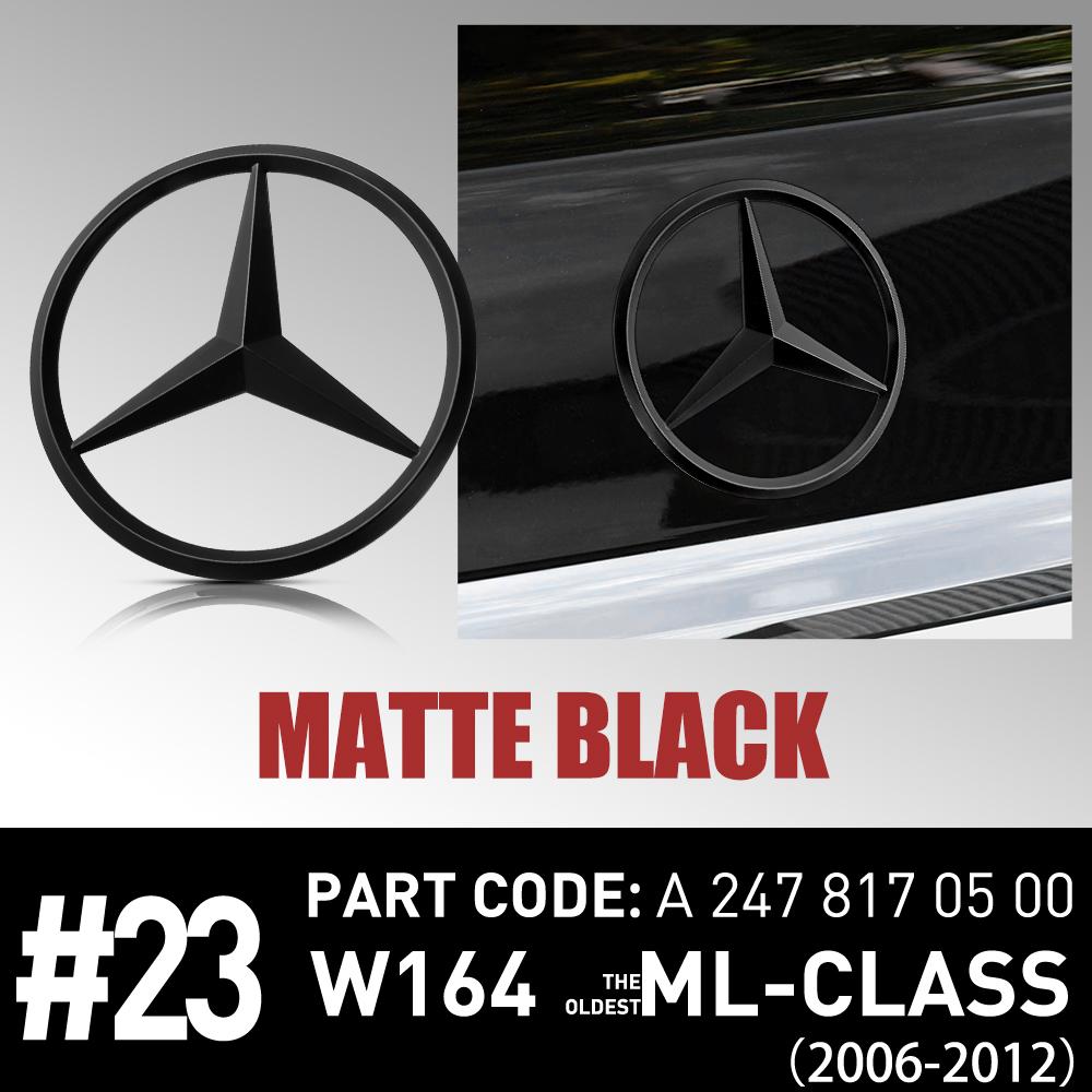 ABS Car Rear Trunk Emblem Sticker Mercedes Logo Badges Cover Decal For Mercedes Benz Old ML-class W164 2006-2012 A1648170016 матовий чорний колір
ABS Car Rear Trunk Emblem Sticker Mercedes Logo Badges Cover Decal For Mercedes Benz Old ML-class W164 2006-2012 A1648170016 матовий чорний колір