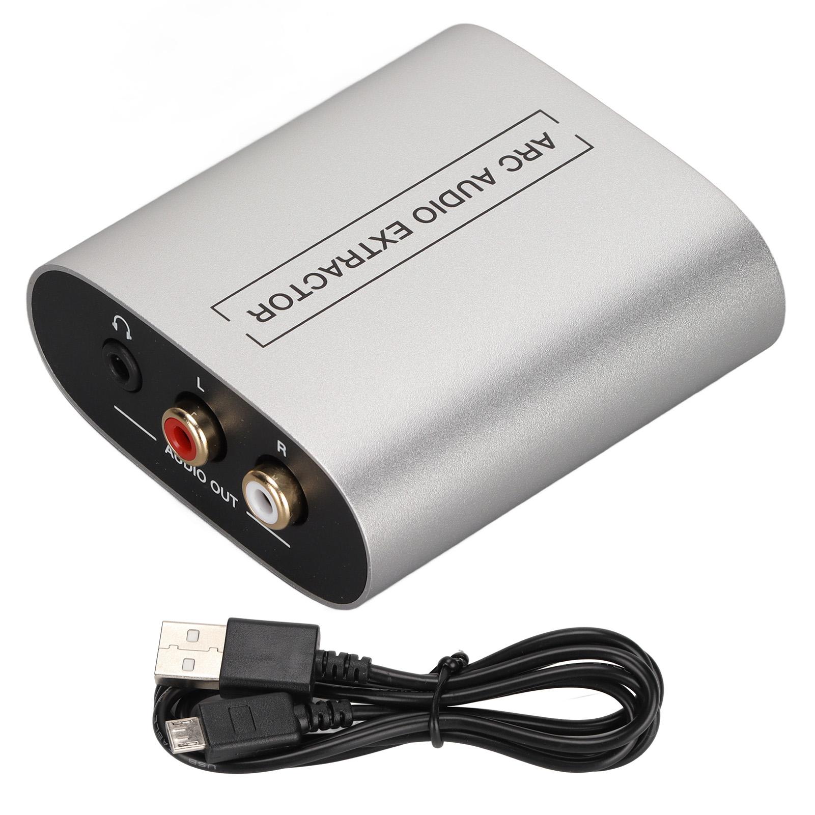 ARC Sound Extractor HD Мультимедійний інтерфейс 2CH Аналоговий стереозвук Splitter Adapter для підсилювача
ARC Sound Extractor HD Мультимедійний інтерфейс 2CH Аналоговий стереозвук Splitter Adapter для підсилювача