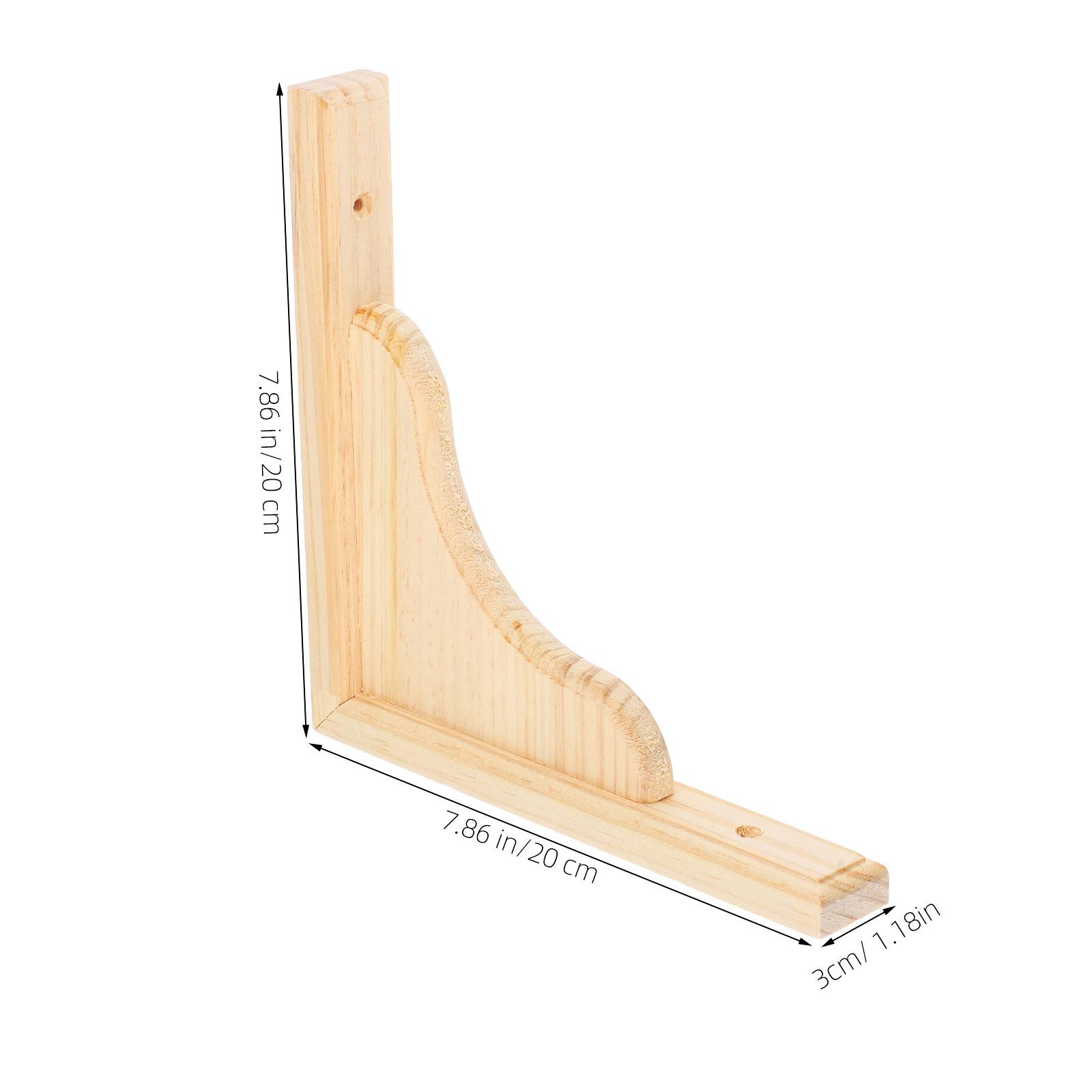 Solid Wood Triangular Wall Bracket Rustic Natural Finish Shelf Support Bracket for Decorative Floating Shelves Modern Minimalist
Solid Wood Triangular Wall Bracket Rustic Natural Finish Shelf Support Bracket for Decorative Floating Shelves Modern Minimalist