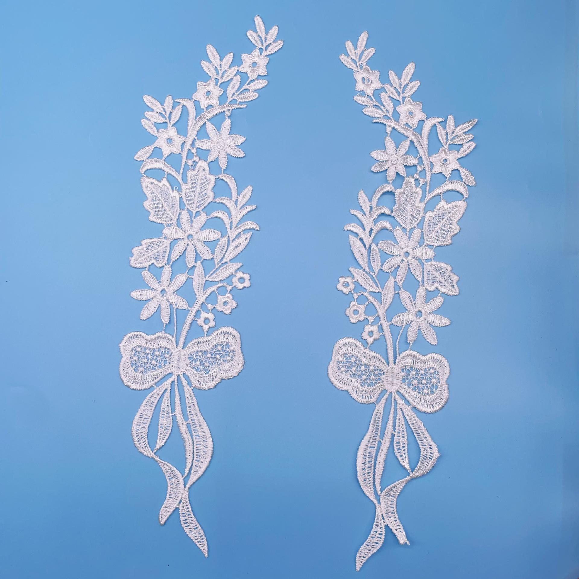 Lace Accessories, Wedding Dress Children S Clothing Women S Clothing Decorative Accessories, Water-Soluble Embroidery Pair Of Corsages, Fashion Lace 33*8cm
Lace Accessories, Wedding Dress Children S Clothing Women S Clothing Decorative Accessories, Water-Soluble Embroidery Pair Of Corsages, Fashion Lace 33*8cm