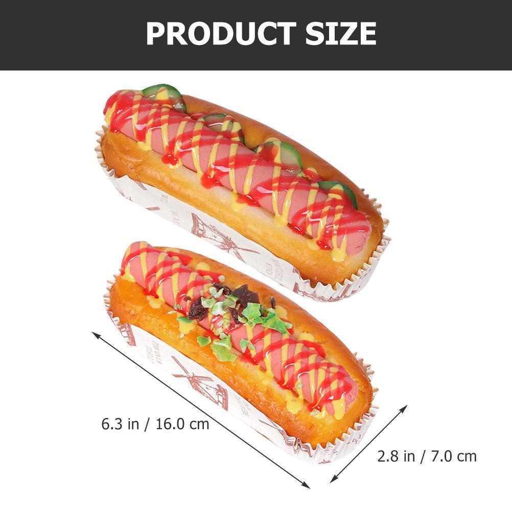 2Pcs Realistic Artificial Bread Prop Lifelike Bread Simulation Ornament for Bakery Shop Home Decoration Photography Display
2Pcs Realistic Artificial Bread Prop Lifelike Bread Simulation Ornament for Bakery Shop Home Decoration Photography Display