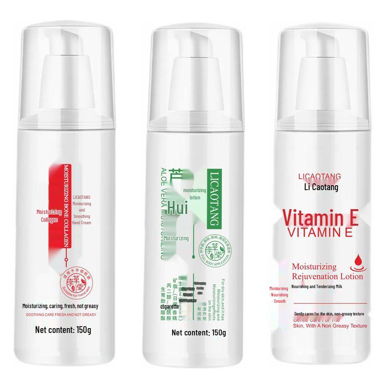 Li Caotang Aloe Vera Vitamin E Moisturizing Hand Cream with Collagen, 150g - Hydrates and Nourishes Dry Skin. Aloe Vera Moisturizing
Li Caotang Aloe Vera Vitamin E Moisturizing Hand Cream with Collagen, 150g - Hydrates and Nourishes Dry Skin. Aloe Vera Moisturizing