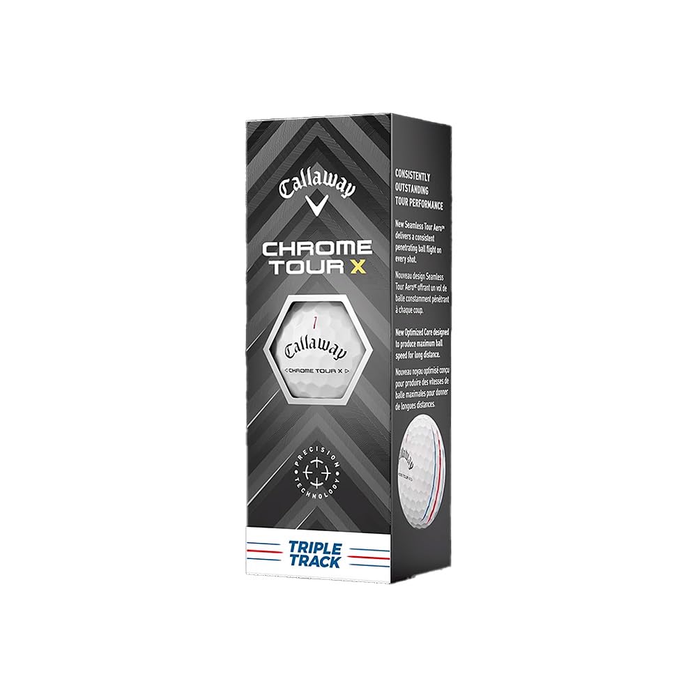 CALLAWAY Golf Ball CHROME TOUR X Triple Track Ball White 3 Pieces BL CG CHRM TOUR X 24 TRPLTRK 3B PK
CALLAWAY Golf Ball CHROME TOUR X Triple Track Ball White 3 Pieces BL CG CHRM TOUR X 24 TRPLTRK 3B PK