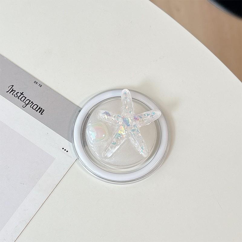Sparkling Powder Drop Glue Starfish Phone Airbag Holder Magnetic Suction Small Fresh Breeze Gift Desktop Support Creative Ring Telescopic
Sparkling Powder Drop Glue Starfish Phone Airbag Holder Magnetic Suction Small Fresh Breeze Gift Desktop Support Creative Ring Telescopic