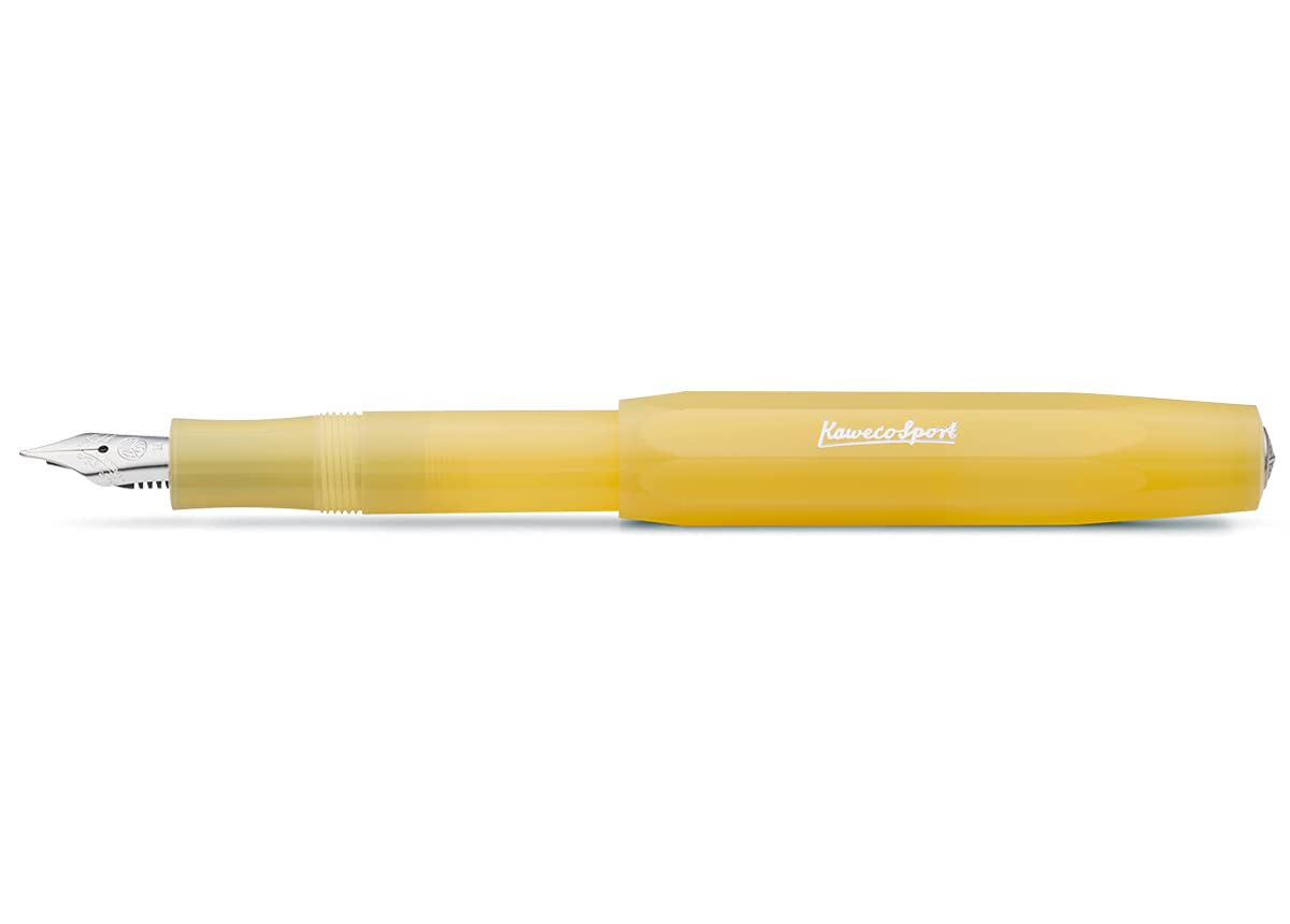 Kaweco Fountain Pen EF Extra Fine Frosted Sport Sweet Banana 10001833 Official Import
Kaweco Fountain Pen EF Extra Fine Frosted Sport Sweet Banana 10001833 Official Import