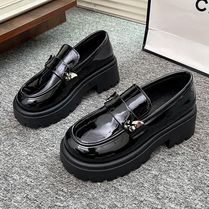 Лоферы на толстой подошве, увеличивающие рост, женские 2025 осень, новая коллекция, британский стиль, маленькие кожаные туфли, женские туфли на одном педале, в стиле маленькой феи, одинарные туфли 40
Лоферы на толстой подошве, увеличивающие рост, женские 2025 осень, новая коллекция, британский стиль, маленькие кожаные туфли, женские туфли на одном педале, в стиле маленькой феи, одинарные туфли 40