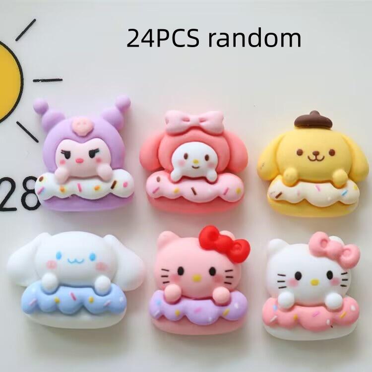 24/240PCS Cartoon cat dog donut resin accessories DIY cream glue phone case refrigerator sticker hair clip headband accessories
24/240PCS Cartoon cat dog donut resin accessories DIY cream glue phone case refrigerator sticker hair clip headband accessories