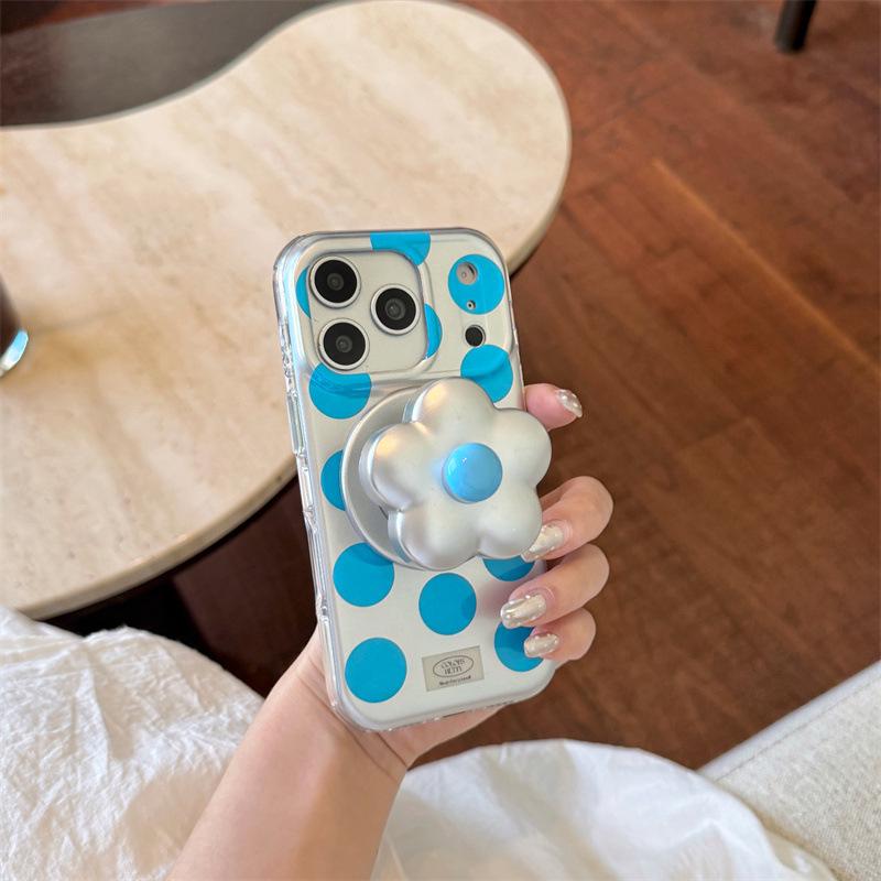 High-End Electroplated Magnetic Polka Dot Floral Phone Case for iPhone 17/16 Pro Max/15/14 iPhone 15 Pro Max
High-End Electroplated Magnetic Polka Dot Floral Phone Case for iPhone 17/16 Pro Max/15/14 iPhone 15 Pro Max