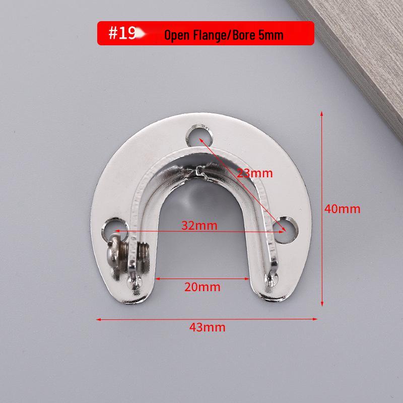 Stainless Steel Wardrobe Rail Support Bracket for Clothes Drying Rods
Stainless Steel Wardrobe Rail Support Bracket for Clothes Drying Rods