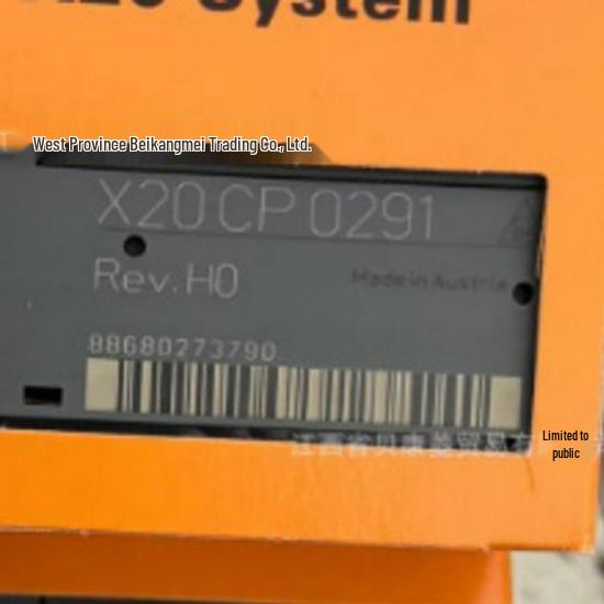 New X20CP0291 B&R Series with One-Year Warranty Available
New X20CP0291 B&R Series with One-Year Warranty Available